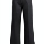Pantalon Emme Marella Noir Polyester Femme Modèle-0
