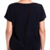 Bluse Emme Marella acétate bleu femme modèle élégant-2