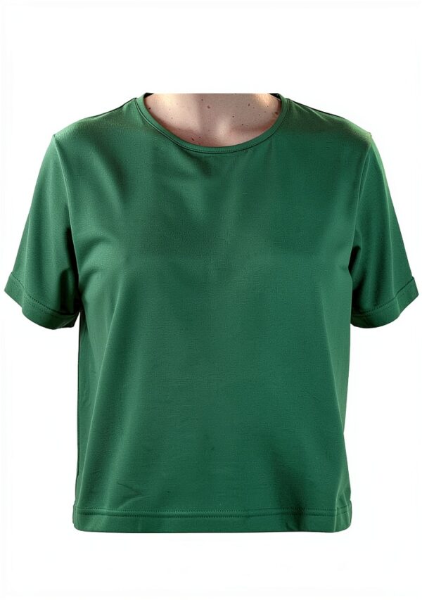 Chemisier femme Emme marella vert polyester modele italien-2