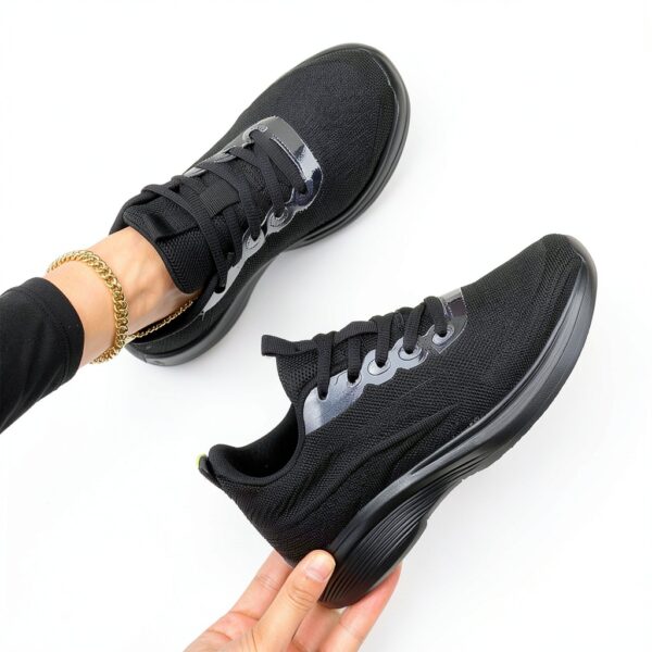 Chaussures femme Generisch baskets course cuir sportives-1