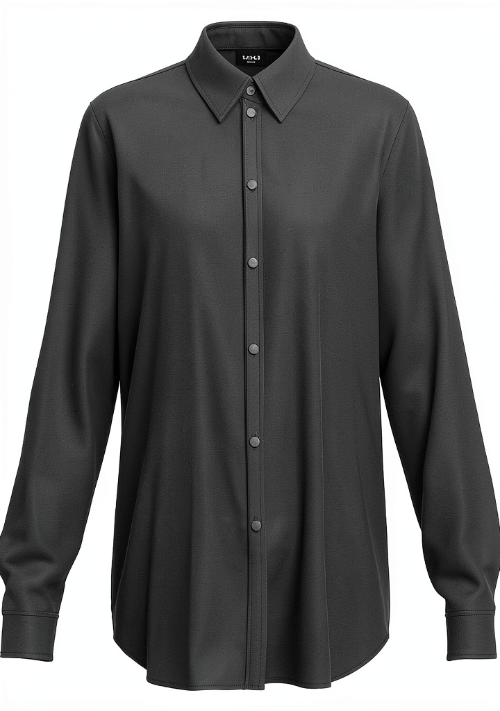 'Chemise Emme Marella verte portée en setting professionnel'
