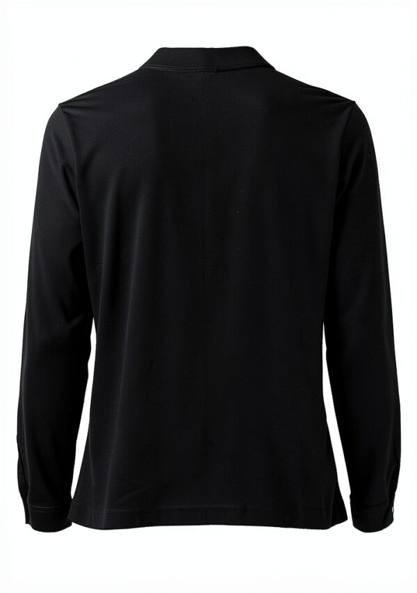Bluse Emme Marella Noir Acétate Femme Taille 40 42 46 48-2