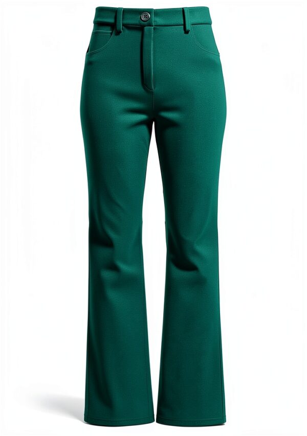 Pantalon velours vert Emme Marella femme modele chic-0