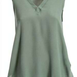 Bluse Emme Marella vert acétate femme élégant-0