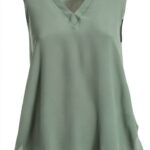 Bluse Emme Marella vert acétate pour femme élégante-0