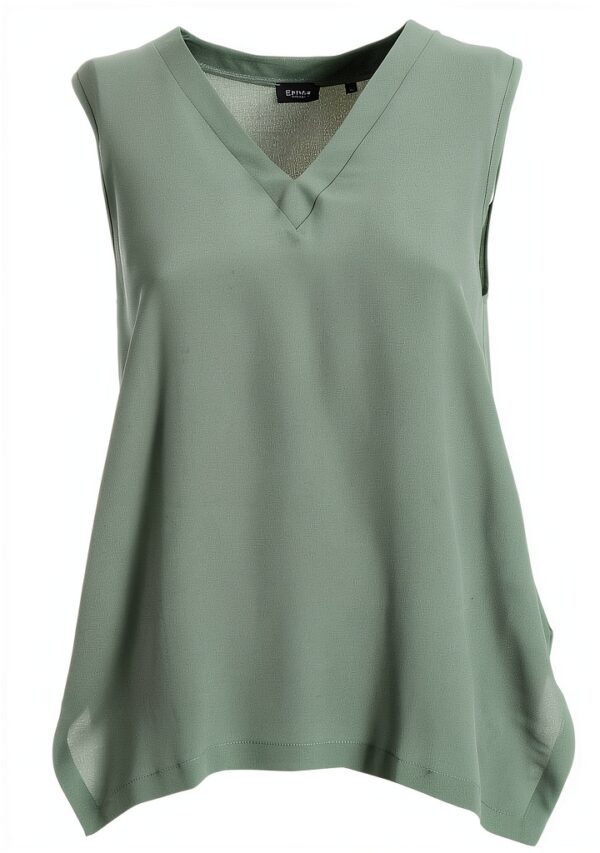 Bluse Emme Marella vert acétate pour femme élégante-0