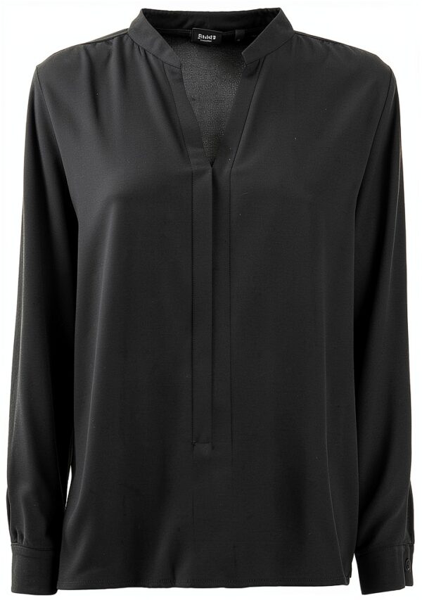 Bluse Emme Marella Noir Acétate Femme Taille 40 42 46 48-0