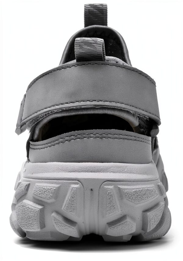 Sandales Homme Tsuukuie Cuir Maille Semelle Caoutchouc-2