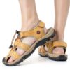 Sandales randonnée Tsuukuie cuir synthétique confort homme-5