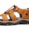 Sandales randonnée Tsuukuie cuir synthétique confort homme-1