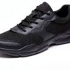 Chaussures femme Generisch noir baskets sport confort-0