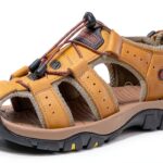 Sandales randonnée Tsuukuie cuir synthétique confort homme-0