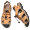 Sandales randonnée Tsuukuie cuir synthétique confort homme-4