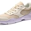Chaussures femme Generisch noir blanc baskets confort été-3