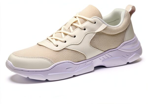 Chaussures femme Generisch noir blanc baskets confort été-3