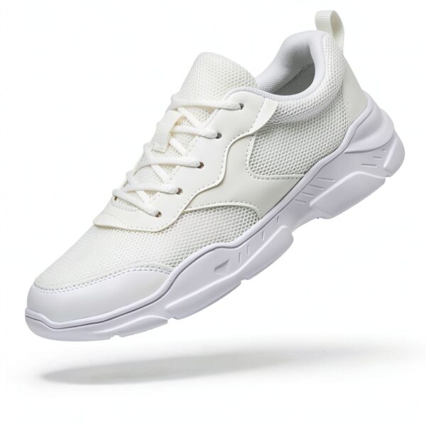 Chaussures femme Generisch noir blanc baskets confort été-5