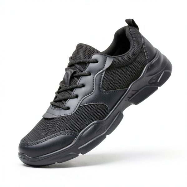 Chaussures femme Generisch noir baskets sport confort-3