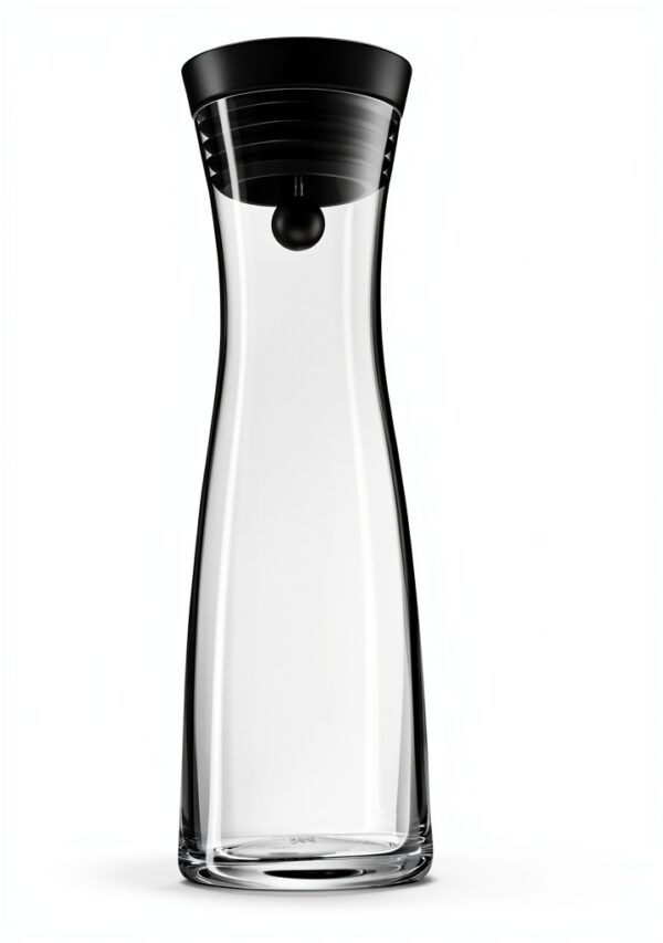 Carafe à Eau 1L Acier Inoxydable Noir - Modèle 617709995-2