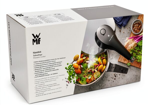 WMF Autocuiseur vapeur 4,5 L inox argent compatible induction et-17