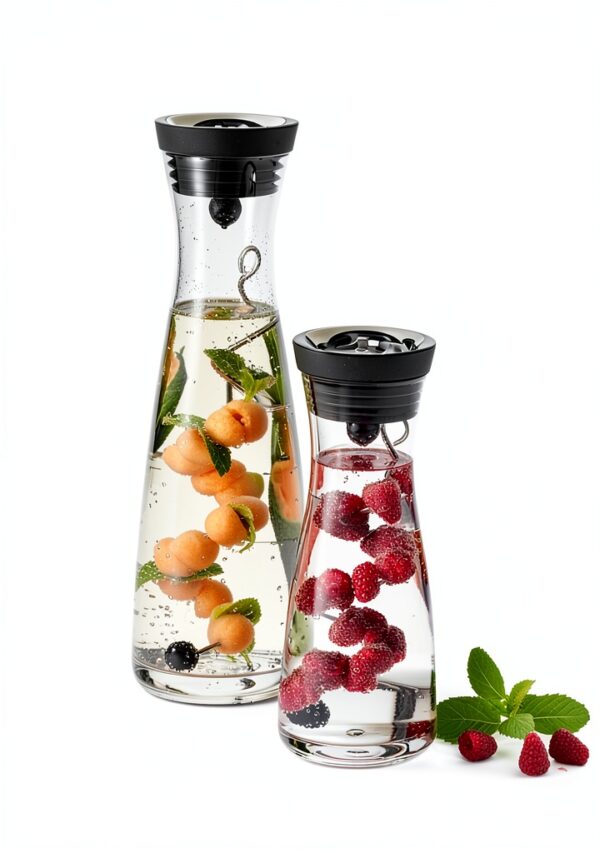 Carafe à Eau 1L Acier Inoxydable Noir - Modèle 617709995-10