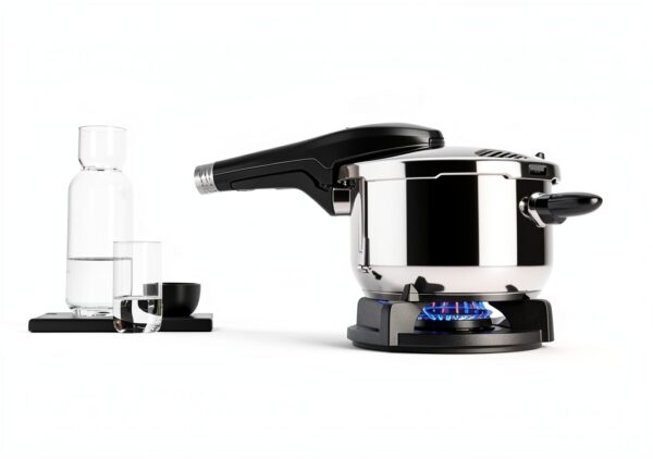WMF Autocuiseur vapeur 4,5 L inox argent compatible induction et-1