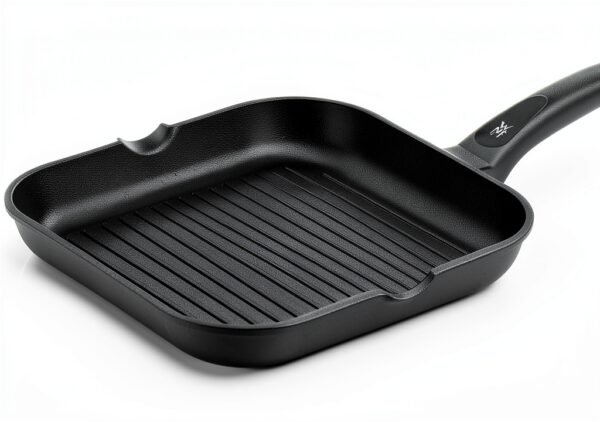 Poêle WMF antiadhésive aluminium noir 27 cm grill-0