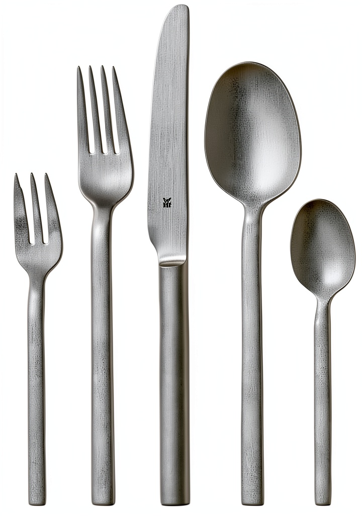 Service de couverts WMF Aleto posé sur une table élégante