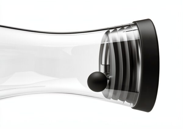 Carafe à Eau 1L Acier Inoxydable Noir - Modèle 617709995-8