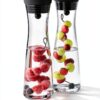 Carafe à Eau 1L Acier Inoxydable Noir - Modèle 617709995-11