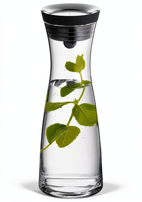Carafe à Eau 1L Acier Inoxydable Noir - Modèle 617709995-1