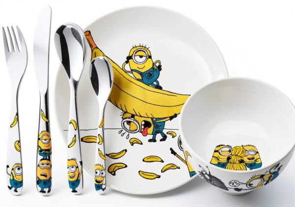 WMF Set Couverts & Vaisselle Enfant 1L Coloré Sans Gravure-0