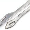 Pince à barbecue Cromargan 44 cm inox – Manche extra long, polie-4