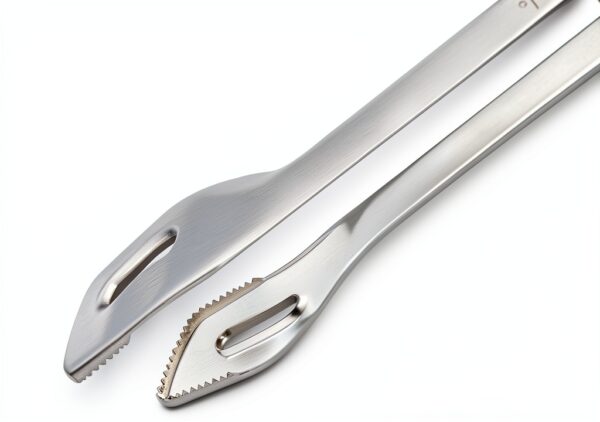 Pince à barbecue Cromargan 44 cm inox – Manche extra long, polie-4