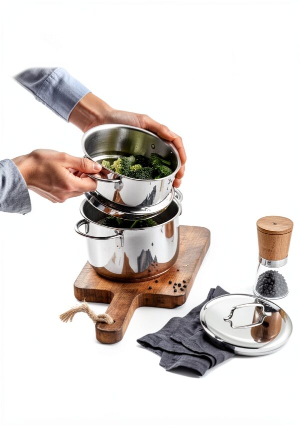 WMF Casserole en inox 12 cm modèle 0712766040 – Acier inoxydable-7