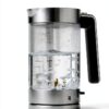 WMFBouilloire électrique en verre, Grande capacité 1,7 L, Finition Inox 18/10 Cromargan, Ultra rapide 3000 W, LONO 0413150011-9