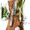 WMF Couteau Santoku Grand Gourmet de 18 cm, argenté-10