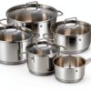 WMF Astoria Lot de 5 casseroles hautes (16/20/24) Poêle basse (20 cm) Poêle (16 cm)-2