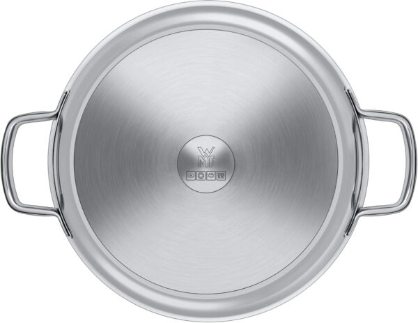 Poêle à frire WMF Durado 24 cm revêtement Cromargan acier inoxydable-4