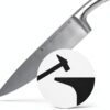 WMF Couteau Santoku Grand Gourmet de 18 cm, argenté-5