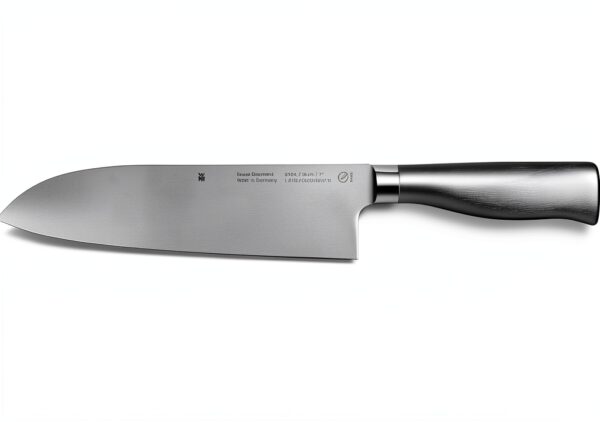 WMF Couteau Santoku Grand Gourmet de 18 cm, argenté-0