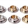 WMF Coquetier Lot de 6 en acier inoxydable 8,5 cm finition polie-0