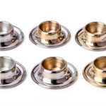 WMF Coquetier Lot de 6 en acier inoxydable 8,5 cm finition polie-0