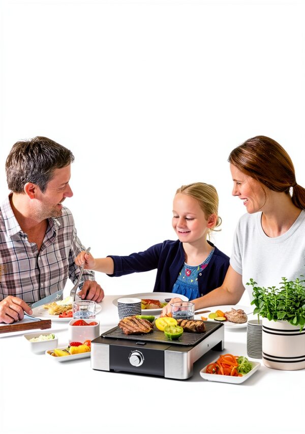 Grill électrique WMF Quadro 1250W Argent Métallique - 35,2 cm-4