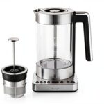 Bouilliere theiere 2-en-1 WMF 1,7L verre SCHOTT 4 niveaux température-0
