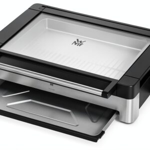 Barbecue électrique WMF Lono inox mat 2200 W antiadhésif-0