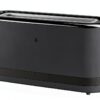 WMF Grille-pain longue fente, 2 tranches avec support à pain, grille-pain étroit, XXL, fonction bagel, 7 niveaux de torréfaction, 900 W, en acier inoxydable, mat, noir-0