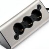 Multiprise WMF 4 Sorties CA Intérieure Acier Inoxydable 61.3022.5903-2