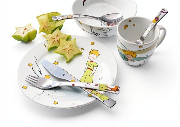 WMF Le Petit Prince Service de Table 6 pièces pour Enfant avec Couverts pour Enfants à partir de 6 Ans, Acier Inoxydable Cromargan Poli, Passe au Lave-Vaisselle-1
