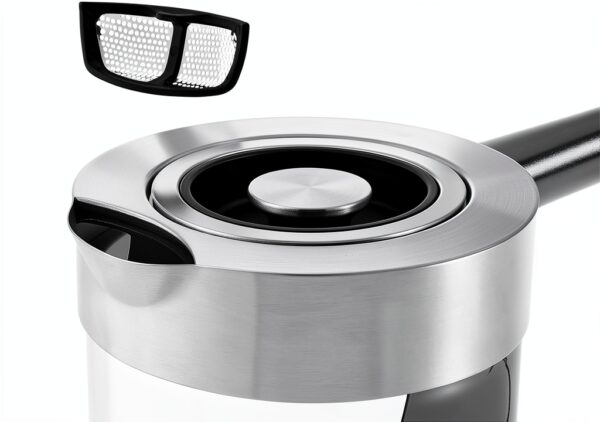 Bouilliere theiere 2-en-1 WMF 1,7L verre SCHOTT 4 niveaux température-2