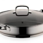 Poêle à poisson WMF 0761506380 en acier inoxydable 24 cm 5 L-0